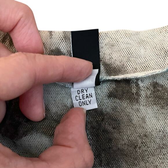 Dress To Kill Mesh Midi Dress One Size Floral Pointed Hem Lagenlook Artsy Gothic - Picture 9 of 10